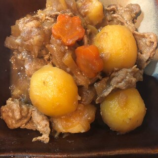 新じゃがの肉じゃが^_^